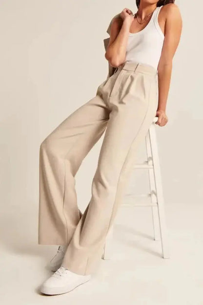 Vrouwen Werkbroek Wijd Comfortabel Zittend Model