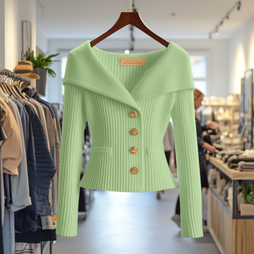 Dames Gebreid Vest Stijl