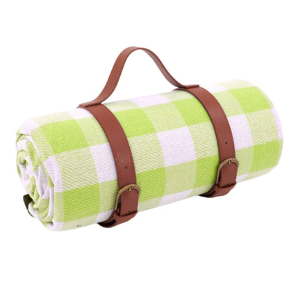 Waterdichte Opvouwbare Picknickkleed voor Buiten – Zachte Bovenzijde PEVA Onderzijde – Compact Draagbaar Strandkleed voor Picknick Camping Park