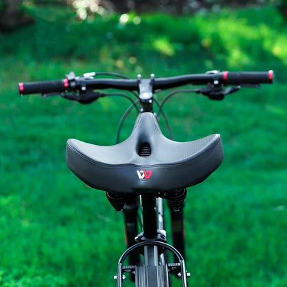 Ergonomisch Fietszadel Breed Ademend 23cm Gel Vulling Comfortabel Rijden Lange Tochten Universeel Pasvorm
