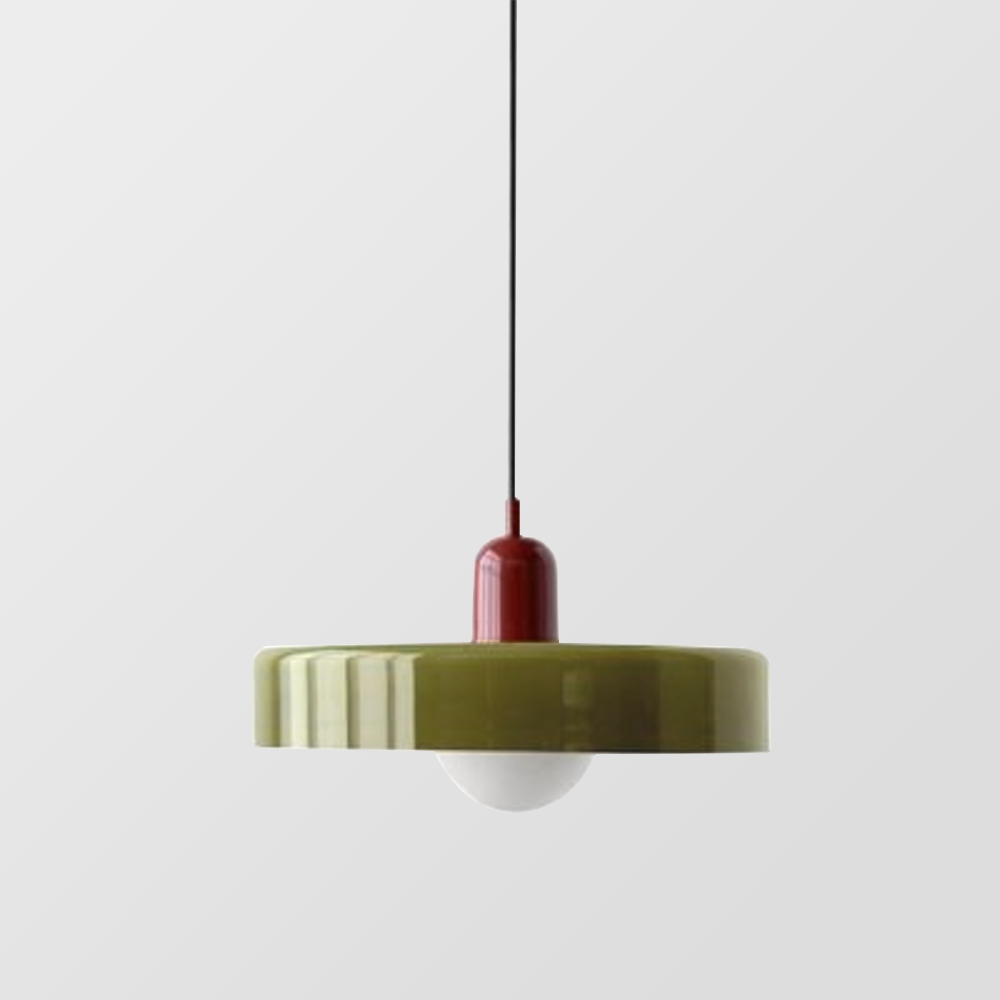 Luccon retro hanglamp glas G9 kleurrijk eettafel keuken verlichting design modern vintage