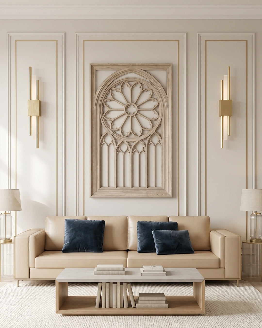 Scandinavische Minimalistische Wandlamp – Modern Verticaal Design met Gerichte LED-Verlichting – Zwart Goud