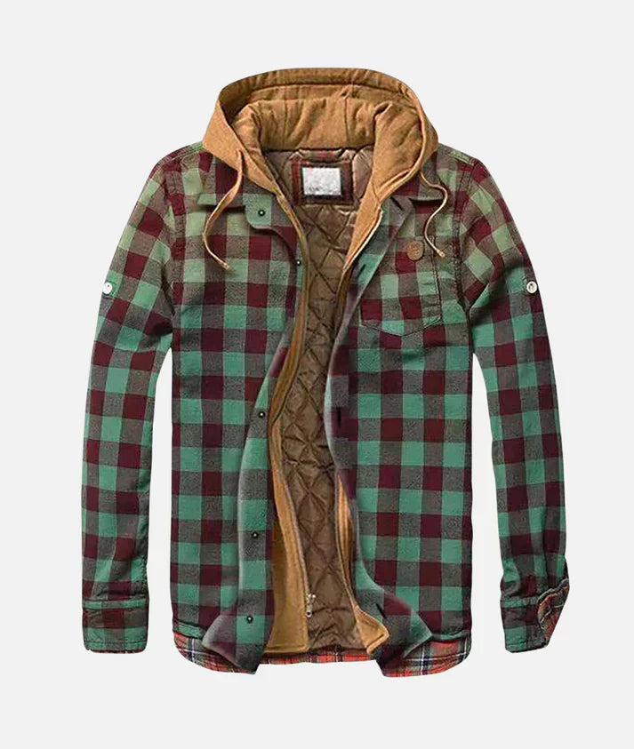 Walter | Ruitjesshirt met Kap