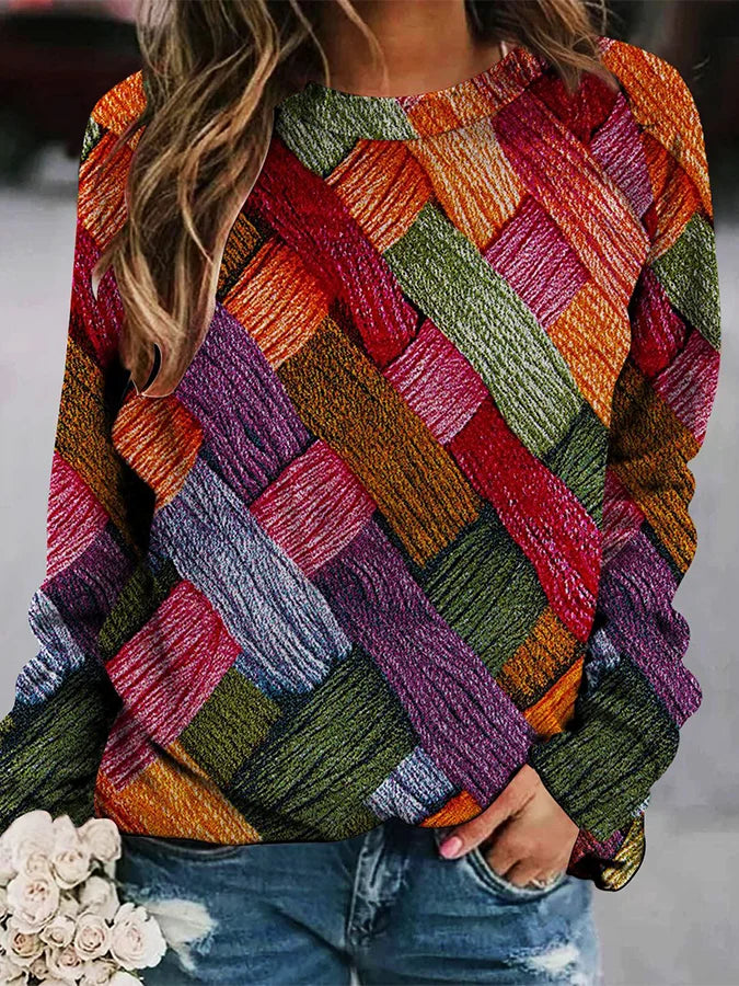 Leuke Sweatshirt met Grappige Print voor Mannen en Vrouwen