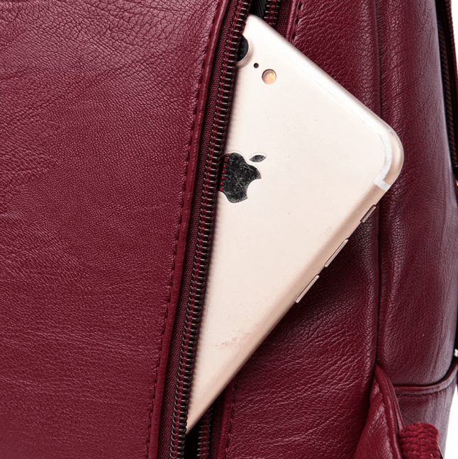 Leren Damesrugzak Elegant Design Praktisch Schoudertas Dagelijks Gebruik Mode Accessoire Veelzijdig Stijlvol