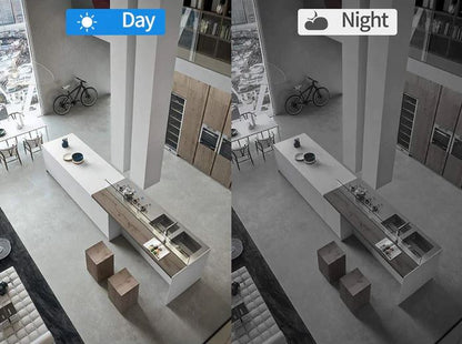 WiFi Beveiligingscamera Klein Set van 2 Nachtzicht Draadloos HD Baby Huisdier Monitoring Indoor Camera