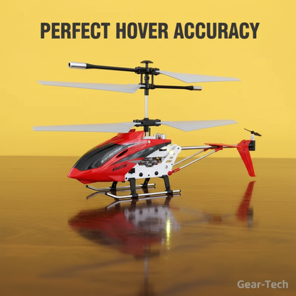 Bestuurbare RC Helikopter 3.5 Kanalen Infrarood met Gyroscoop Binnen Crimson Rood