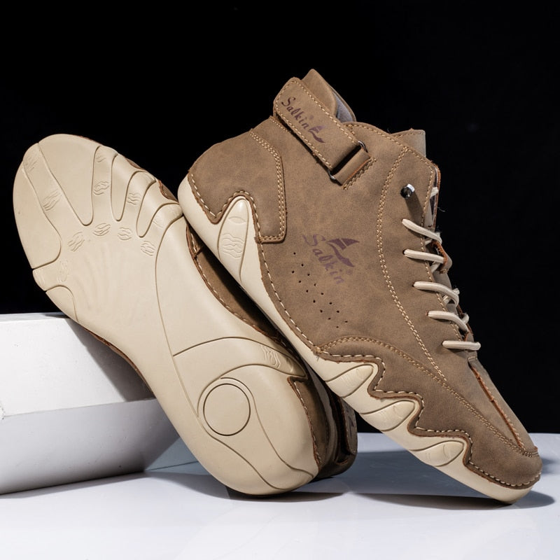 Orthopedische Schoenen Leren Comfortabel Steunzool