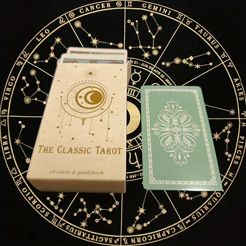 Traditioneel Tarotkaarten Set – 78 Kaarten met Symboliek en Intuïtie voor Spirituele Begeleiding en Zelfontdekking