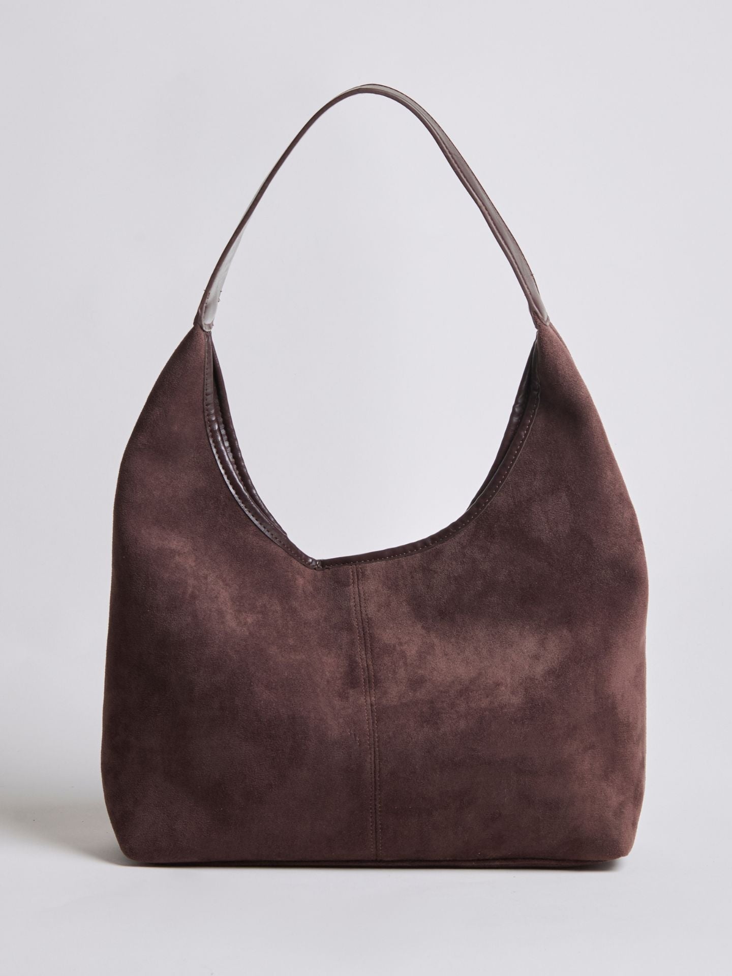 Halfronde Leren Tote Tas Vegan en Duurzaam