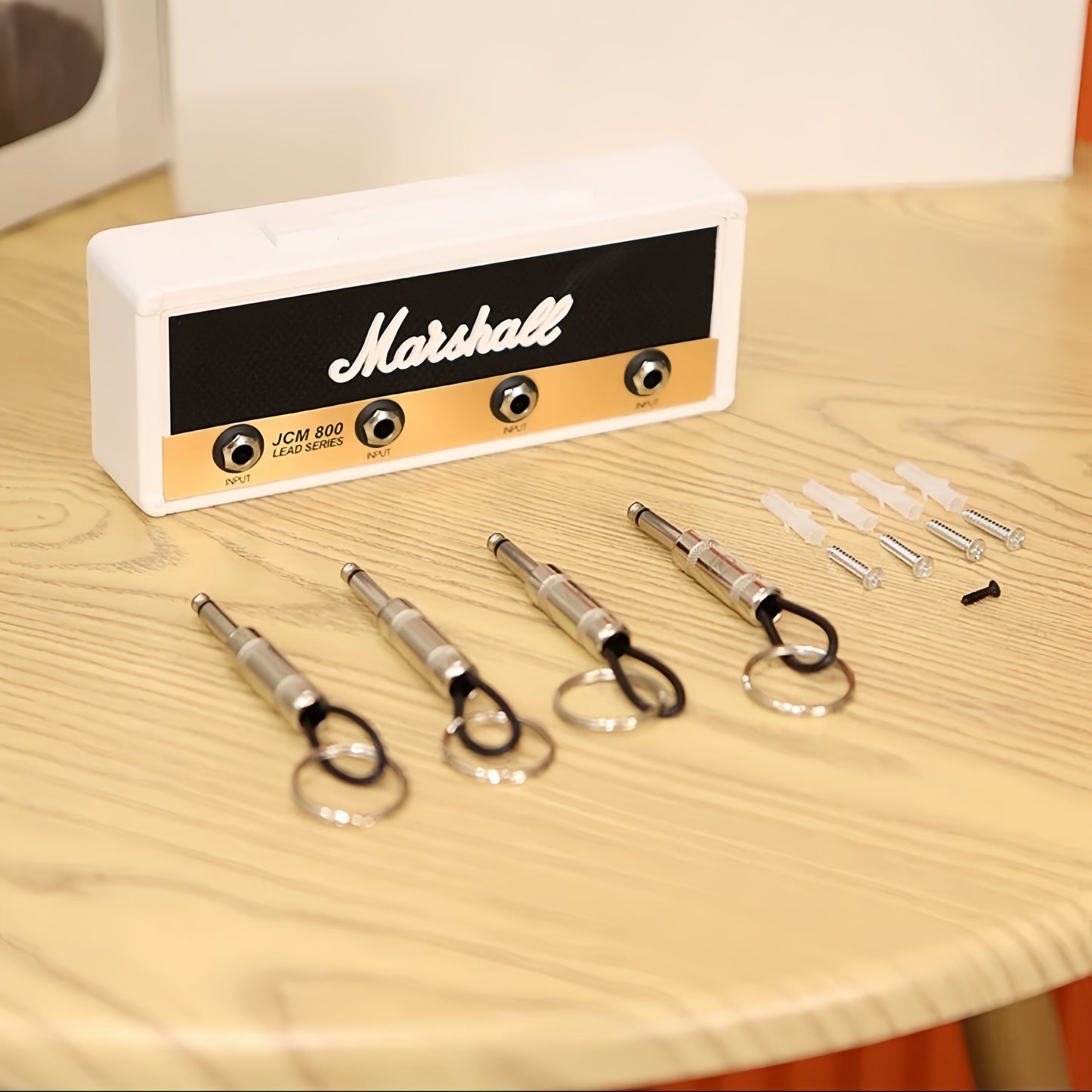 Decoratieve Sleutelhanger met Muziekversterker Design – Creatief Wandhaakje voor Sleutels