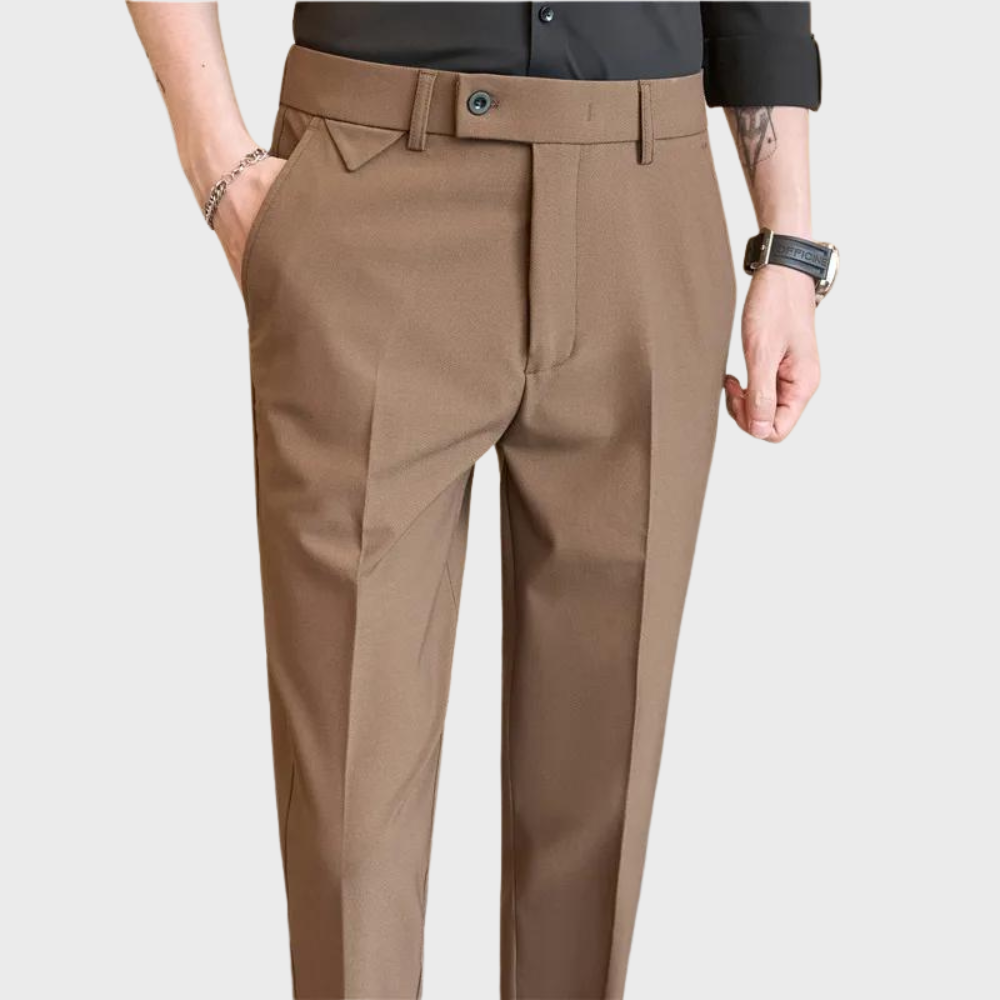 Heren Broeken Slim Fit Donker Formaliteit