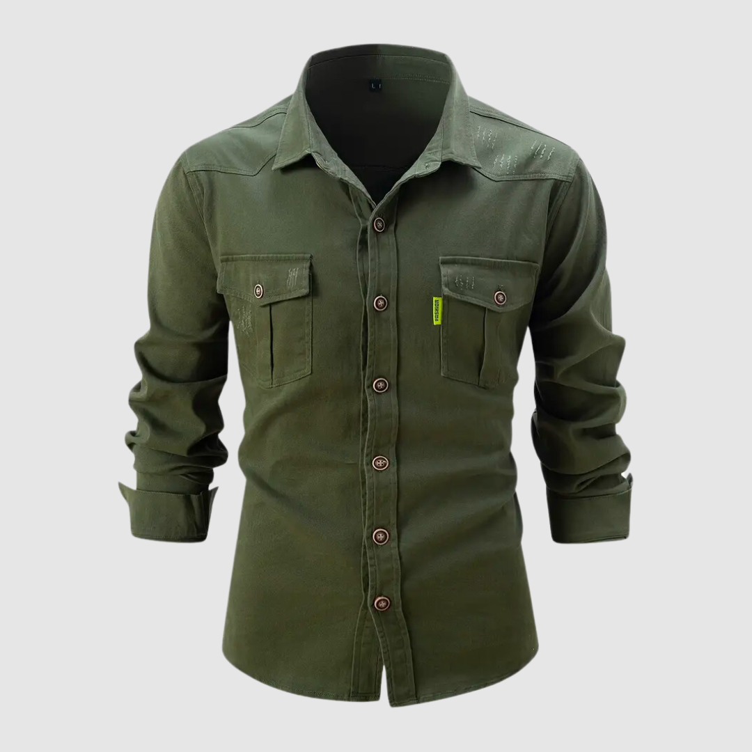 Levi Denim Shirt Robuust Comfortabel