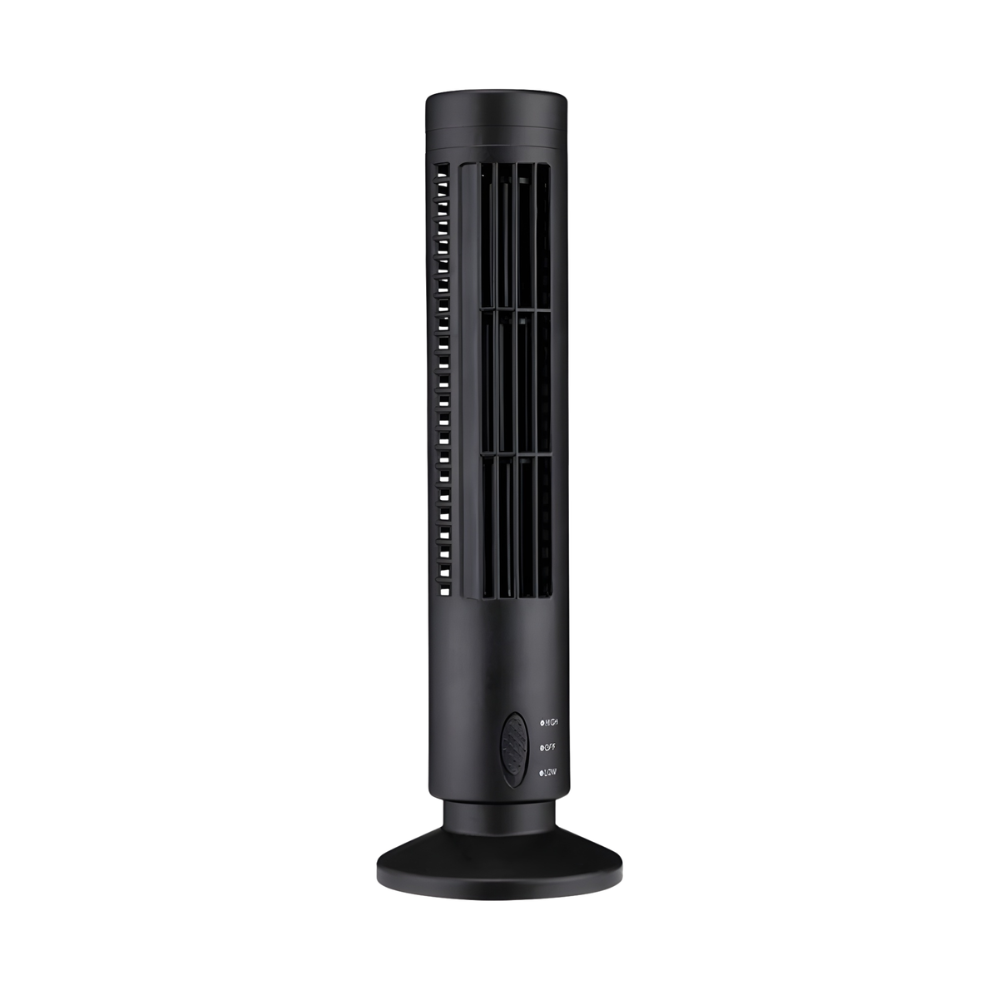 Compacte Mini-Ventilator met Bladloos Ontwerp, USB Voeding voor Bureau & Nachtkastje
