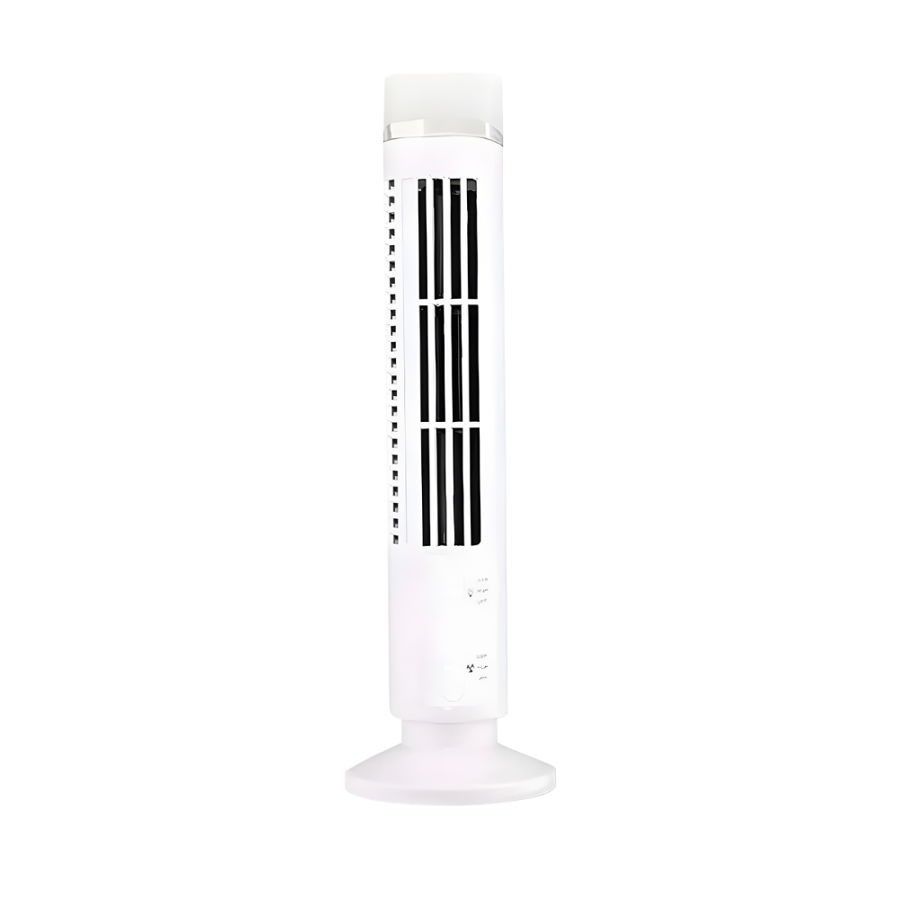 Compacte Mini-Ventilator met Bladloos Ontwerp, USB Voeding voor Bureau & Nachtkastje