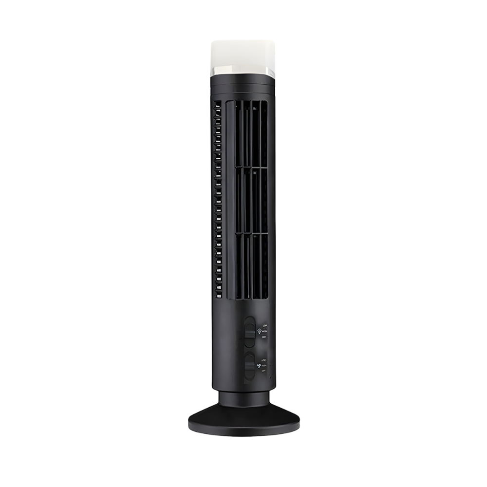 Compacte Mini-Ventilator met Bladloos Ontwerp, USB Voeding voor Bureau & Nachtkastje