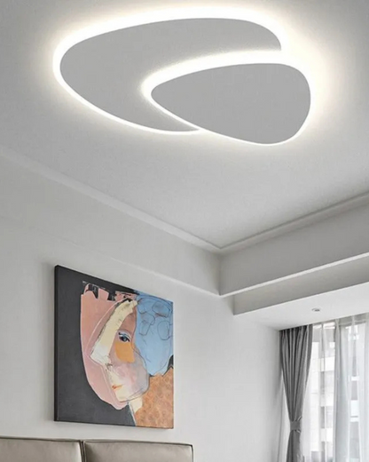 Plafondlamp Asymmetrisch Ontwerp LED Verlichting Warm Licht Modern Interieur Woonkamer Slaapkamer Eetkamer Minimalistische Designlamp