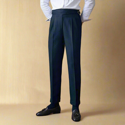 Stijlvolle Heren Broek Comfortabel Elegante Design