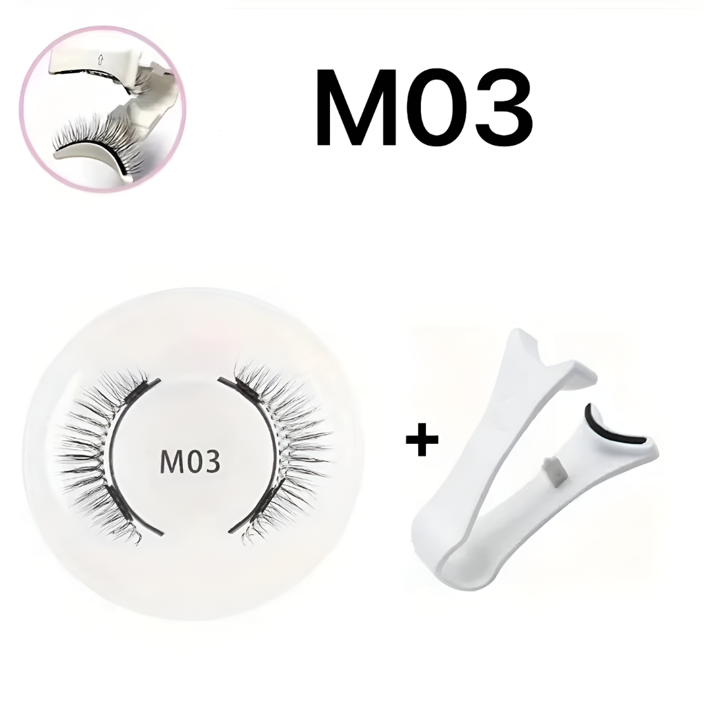 Magnetische Kunstwimpers Set met Pincet - Herbruikbaar - Lijmvrij Aanbrengen - Natuurlijke Look - Valse Wimpers