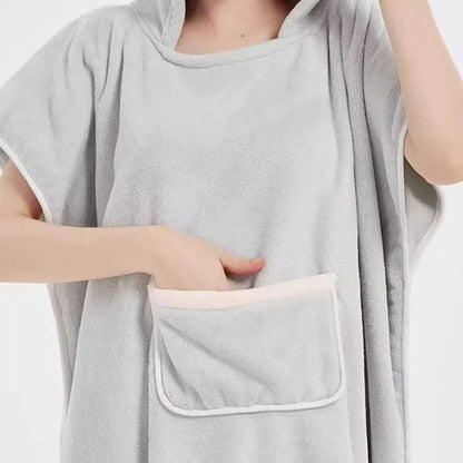 Praktische Badjas met Capuchon – Zacht & Warm | Comfortabele Badjas voor Thuis, Na Douchen & Ontspannen