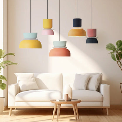 Sansoti | Lucie Nordic Hanglamp met Kleuraccenten