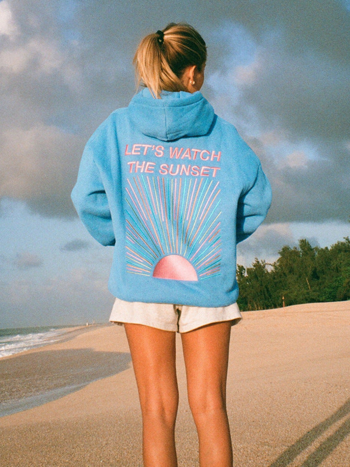 Unisex Hoodie Comfortabele Pasvorm Surferstijl