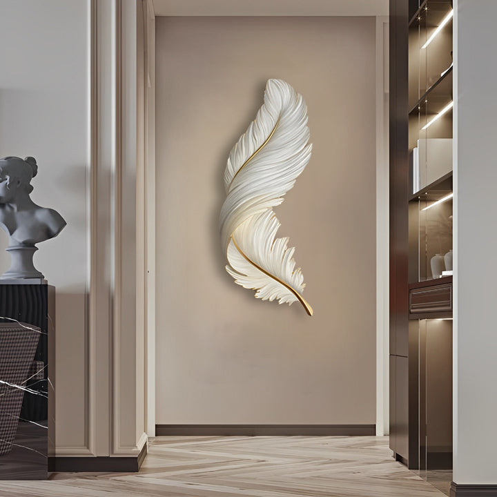 Wandlamp Veer LED Kunstpaneel USB Dimbaar 80cm 120cm