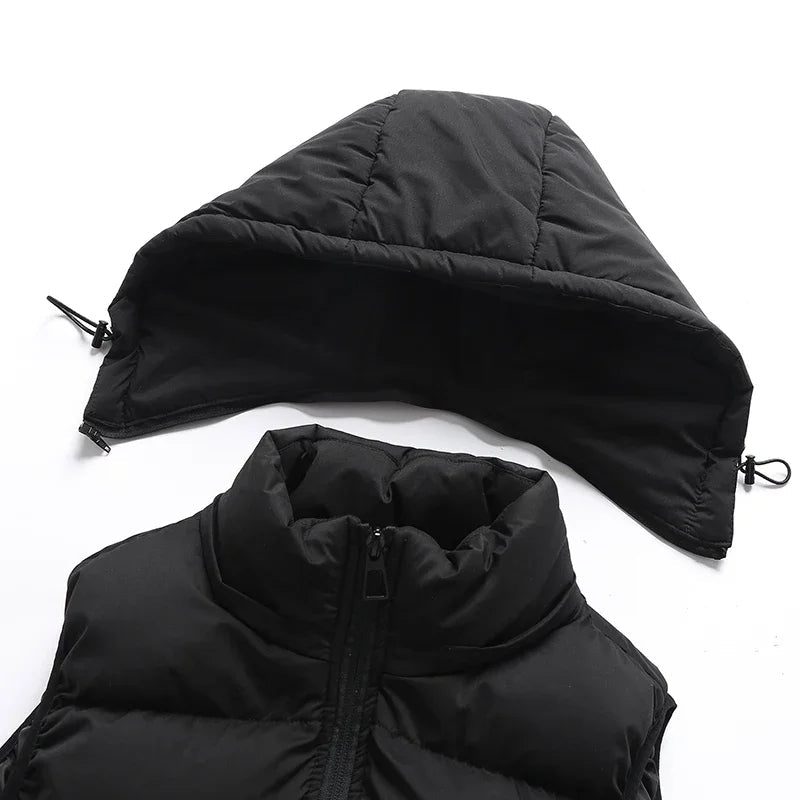 Heren Bodywarmer Met Capuchon Comfortabel Warm Isoleren