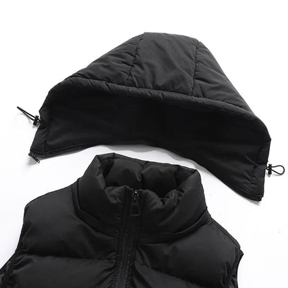 Heren Bodywarmer Met Capuchon Comfortabel Warm Isoleren