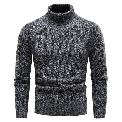 Merino Wool Coltrui Warm en Stijlvol Gebreid