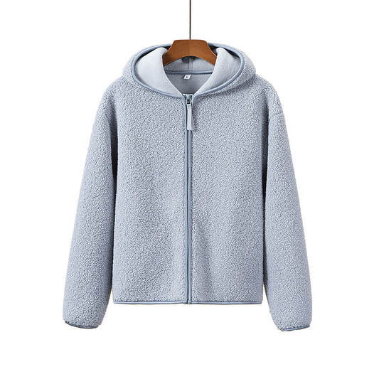 Vrouwelijke Fleece Vest met Capuchon Zacht Sherpa Jasje - StudioMarella
