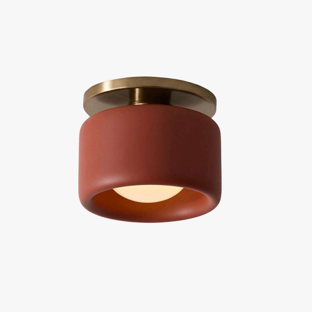 Porselein Plafondlamp Rond Modern – Zachte Sfeerverlichting voor Gang Kantoor Keuken