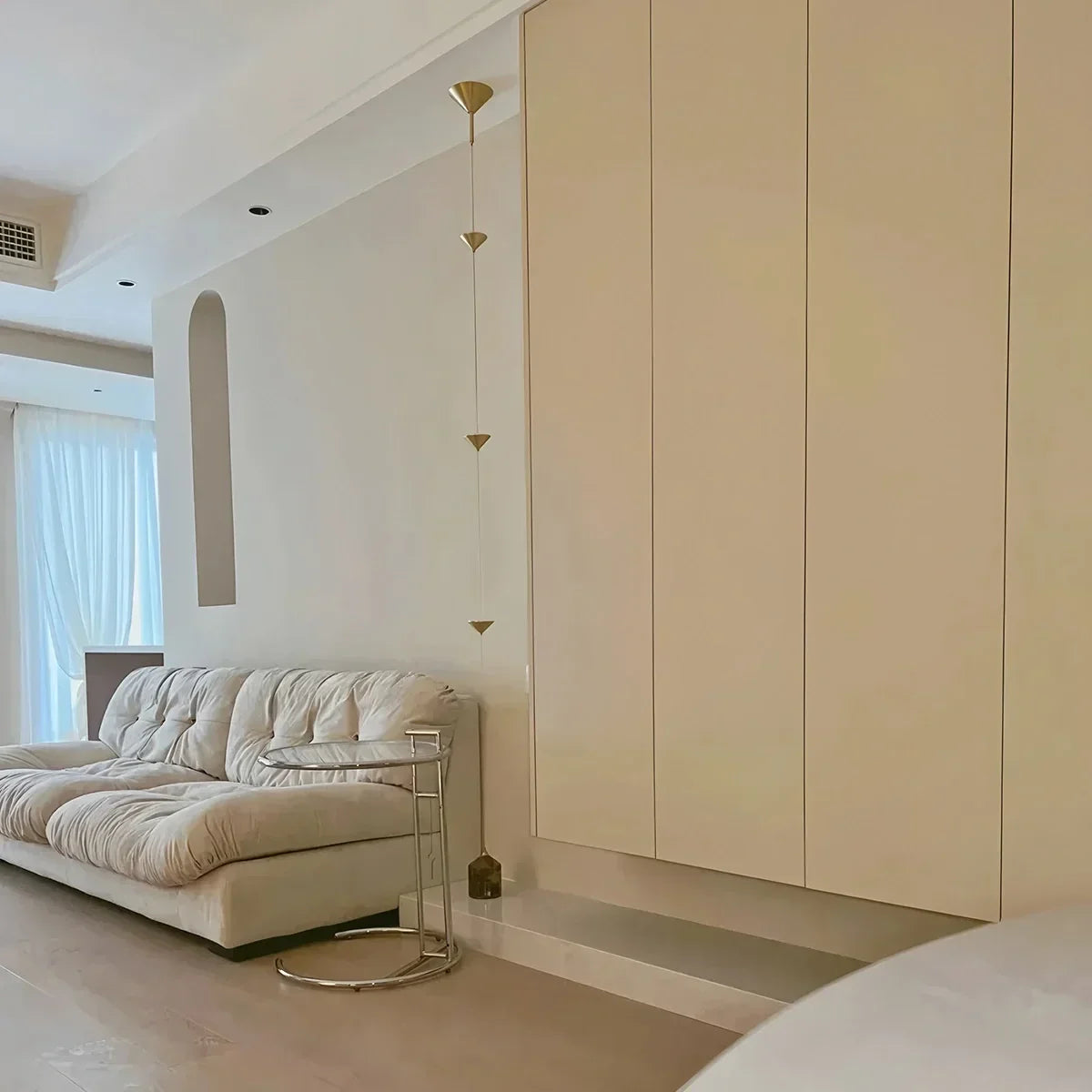 Vloer Tot Plafond Lamp 4 Lichtpunten LED 2,5-3,2 m Woonkamer Slaapkamer Werkkamer Minimalistische Staande Lamp Sfeerverlichting