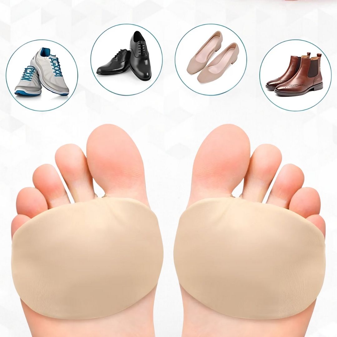 Gelvoetpads voor Metatarsalgie en Neuralgie – Anatomische Steun Comfortabel Lopen Dagelijks Draagbaar