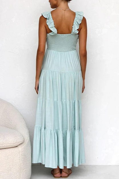 Maxi Jurk Garbo Stijl