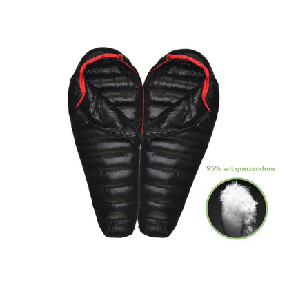 Winterschlafsak Dons 400-1200g Waterdicht Compact Outdoor Trekking Camping Reiszak Wandelen Bergbeklimmen