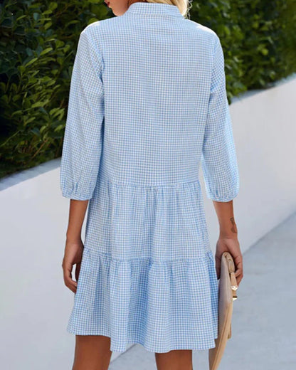 Blauwe Jurk Bellissimo Stijl