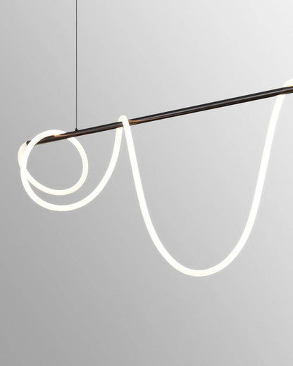 Hanglamp Touw Led Cirkel Messing Dimbaar 3 Maten Eetkamer Woonkamer Minimalistisch