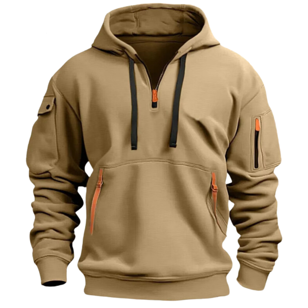Enzo | Elegante Fleece Trui met Kap