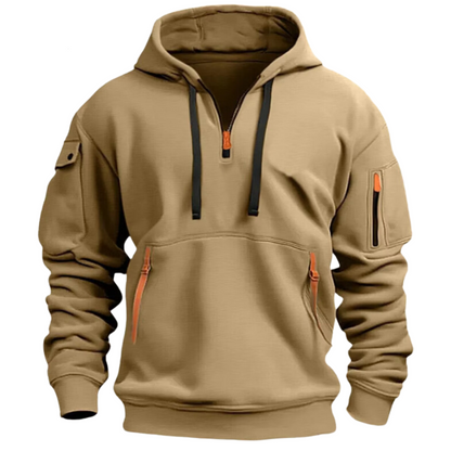 Enzo | Elegante Fleece Trui met Kap