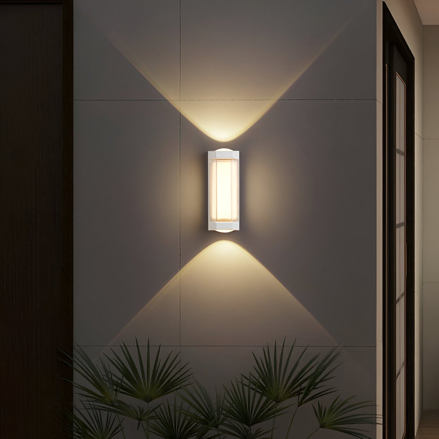 Buitenlamp Up Down LED IP65 Waterdicht Zwart Wit Gevelverlichting 10W