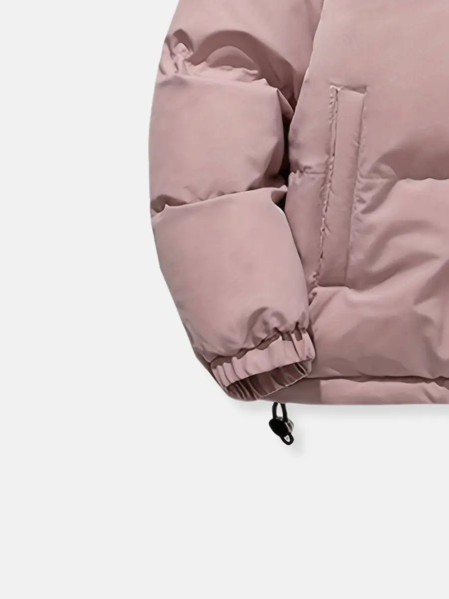 Dunne Warme Vrouwenjas met Rits Waterproof