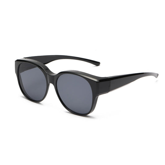 Opzetbril Gepolariseerde Zonnebril met UV400 Bescherming en Cat-Eye Design voor Brillendragers