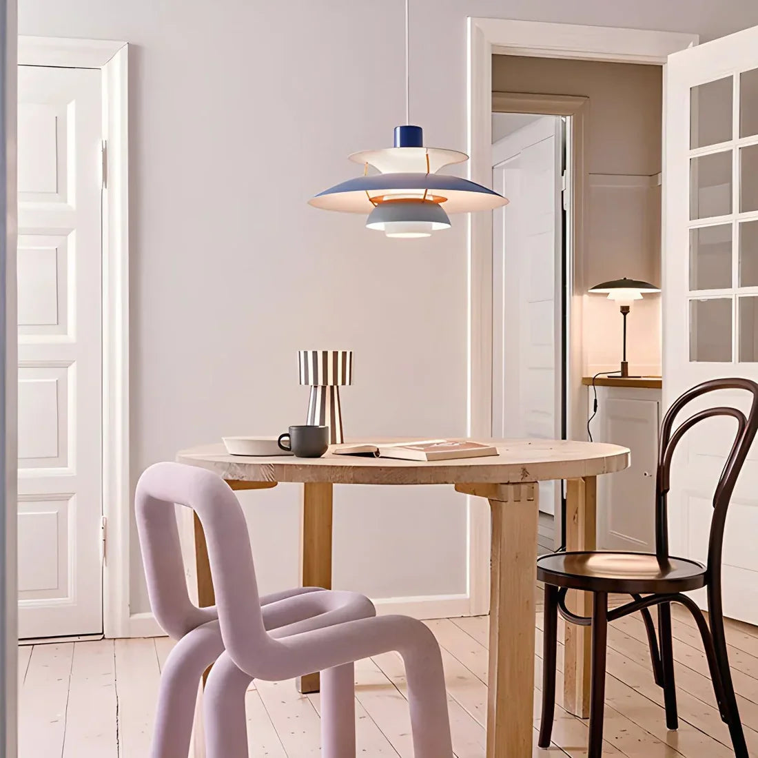 Hanglamp Metaal E27 Groen Eettafel Woonkamer Gelaagde Designlamp Scandinavische Hanglamp Sfeerverlichting Interieur