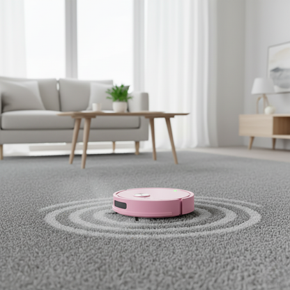 Compacte 2-in-1 Robotstofzuiger met Dweilen – Intelligente Navigatie & Automatische Vloerreiniging voor Hard Oppervlak