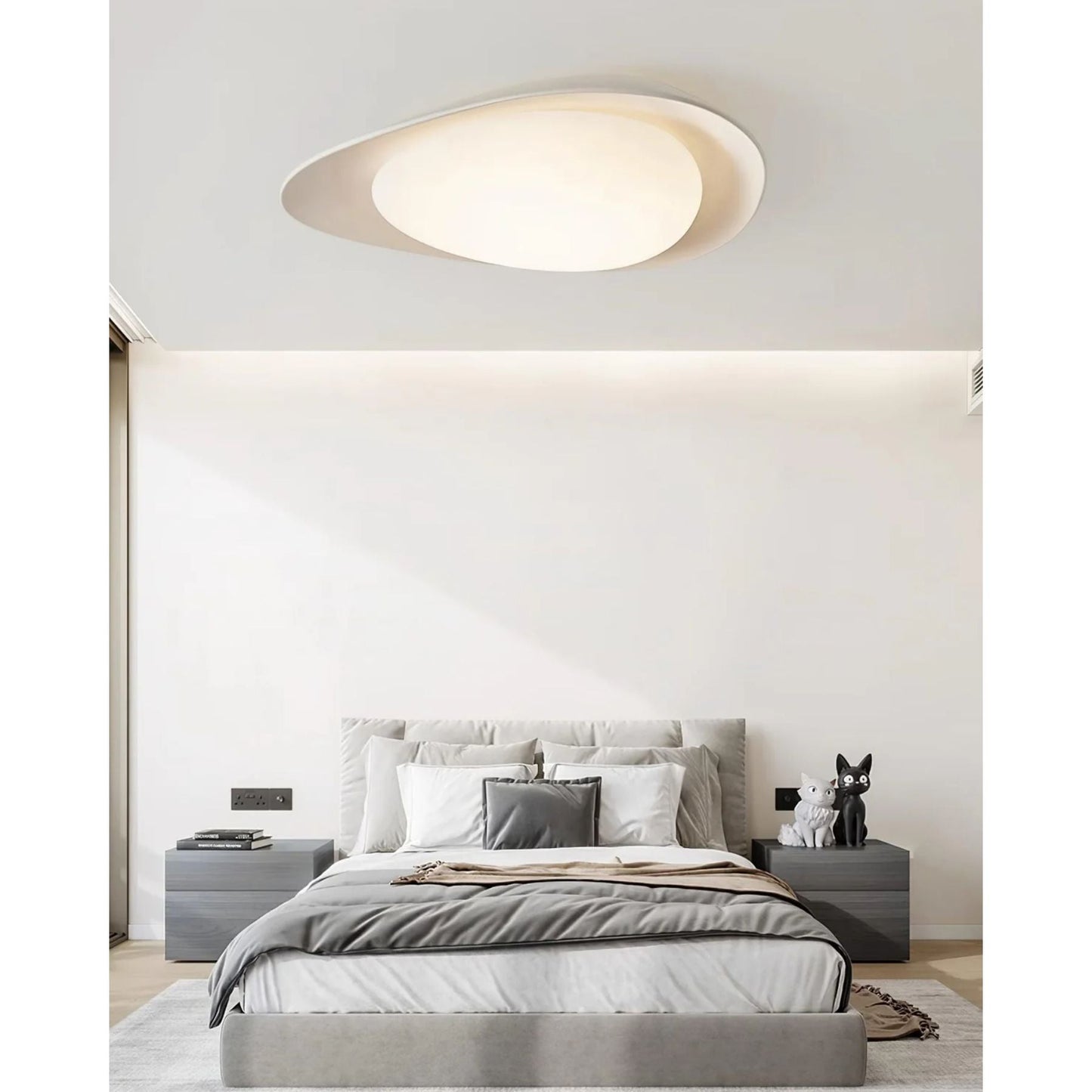 LED Plafondlamp Bladvorm Resin Groen Woonkamer Slaapkamer Eetkamer Organische Plafondlamp Scandinavisch Interieur