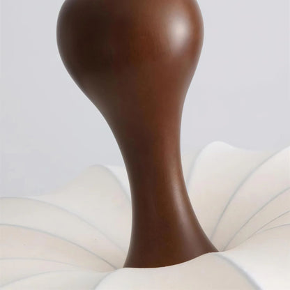 Hanglamp Stof Walnoothout Wit Eettafel Woonkamer Japandi Hanglamp Stoffen Lampionlamp Hal