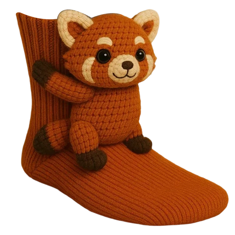 Knuffel Sokken met Dieren Design – Zachte Hugsokken voor Warmte en Comfort