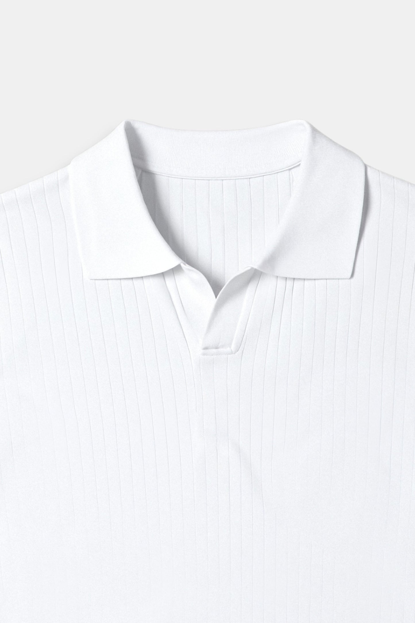 Heren Poloshirt Korte Mouwen Wit Klassiek Stijl