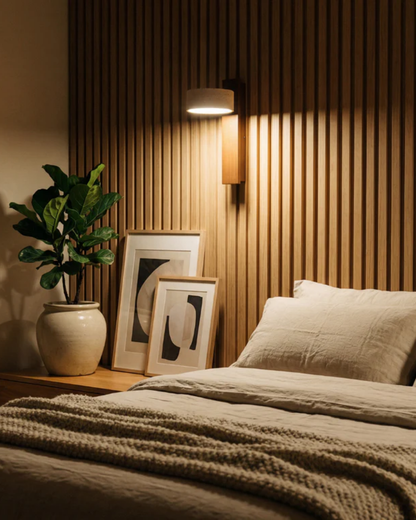Travertijn Wandlamp Natuursteen Warm Licht voor Woonkamer Slaapkamer Gang Scandinavische Stijl Sfeerverlichting Premium Wandverlichting Tijdloos Design